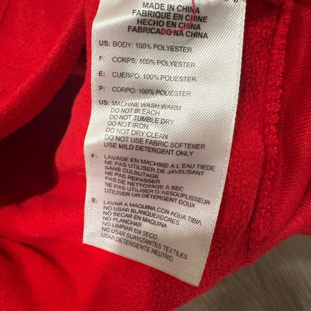 Adidas Men's Red Hoodie